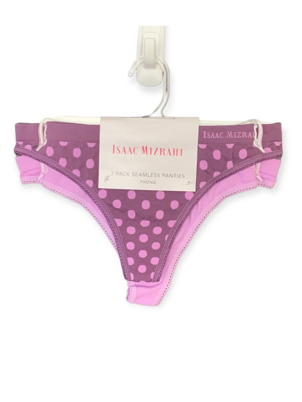 Isaac Mizrahi Seamless Thong Size Medium Panties 2 Pack